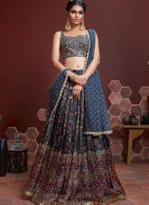 Wonderful Lehenga Choli in Blue